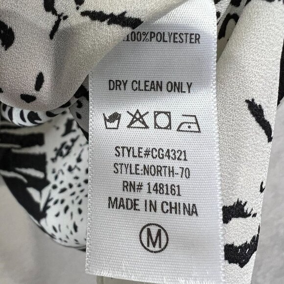 Buddy Love North Tunic Top Womens Medium Oversized Animal Print Draped Coverup - Picture 9 of 10